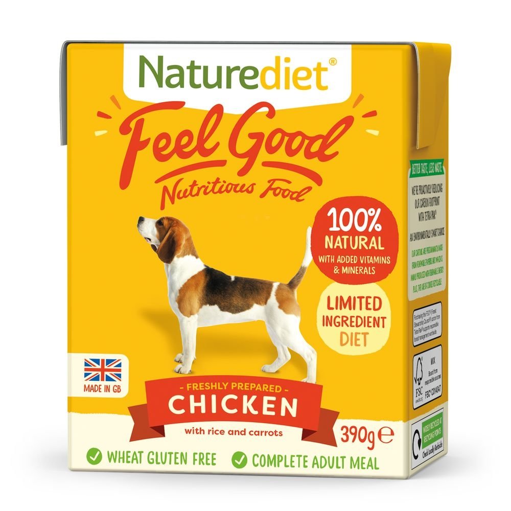 Naturediet Feel Good Kylling (390 g) Hund - Hundemat - Våtfôr