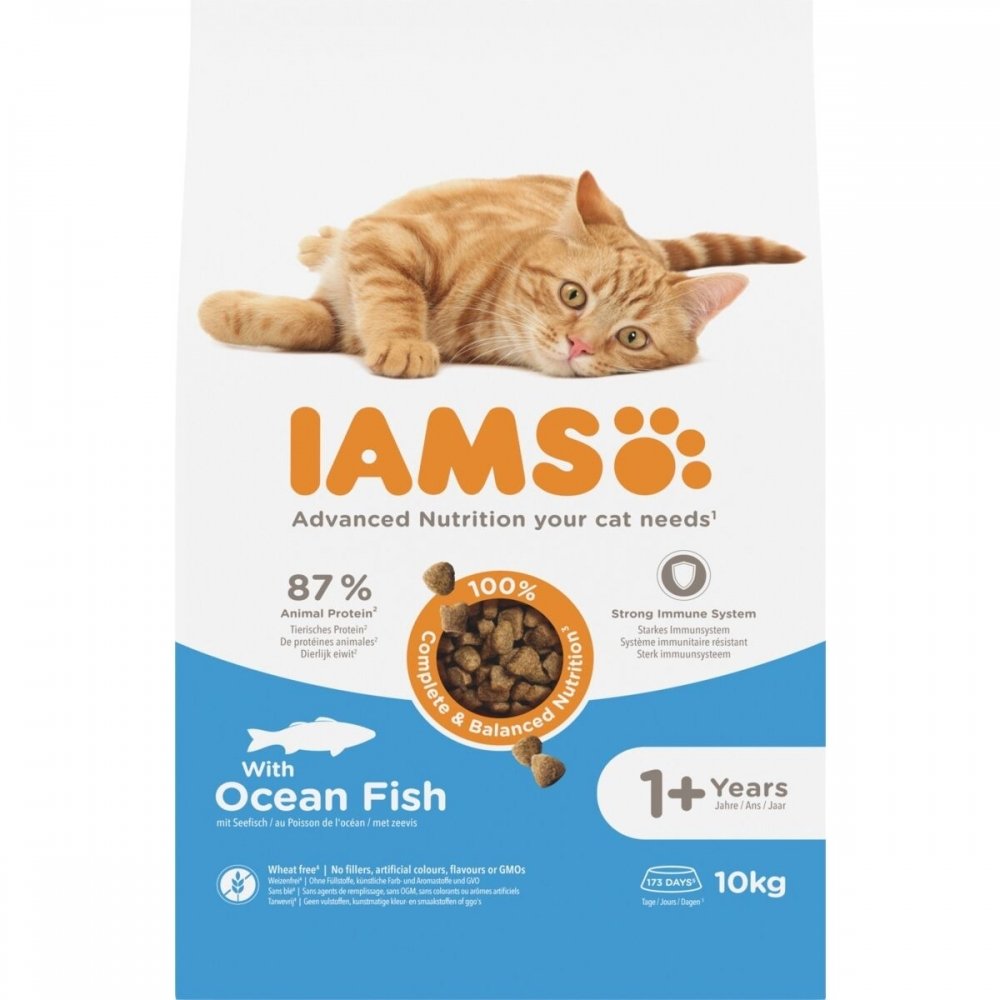Bilde av Iams For Vitality Cat Adult Ocean Fish (10 Kg)