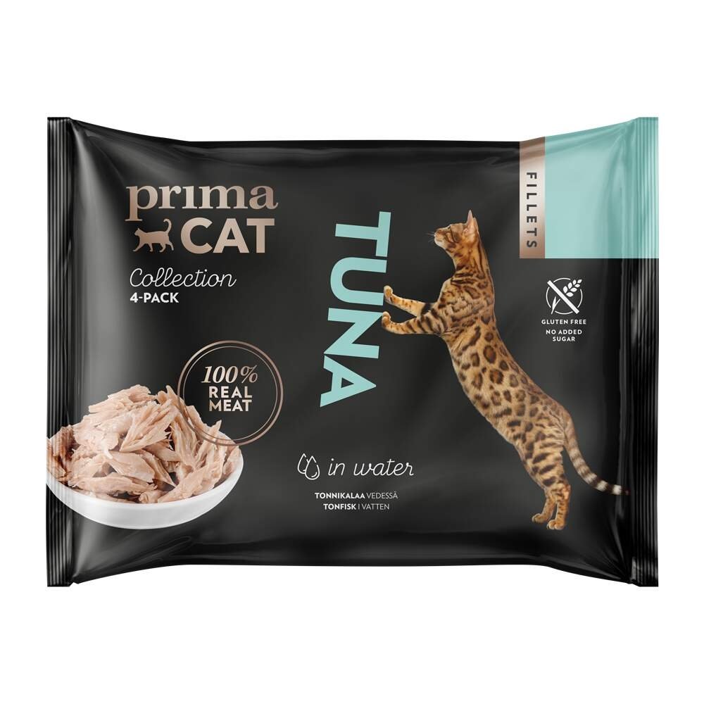 PrimaCat Tuna in Water (4x50 g) Katt - Kattemat - Våtfôr