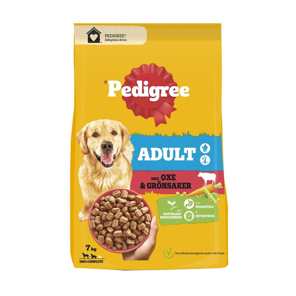 Bilde av Pedigree Adult Beef & Vegetable 7 kg - Alt til hunden