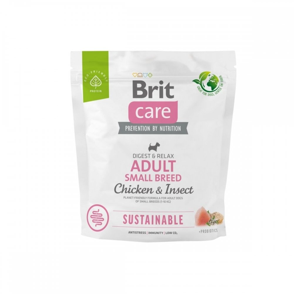 Bilde av Brit Care Dog Adult Sustainable Small Breed Chicken & Insect (1 Kg)