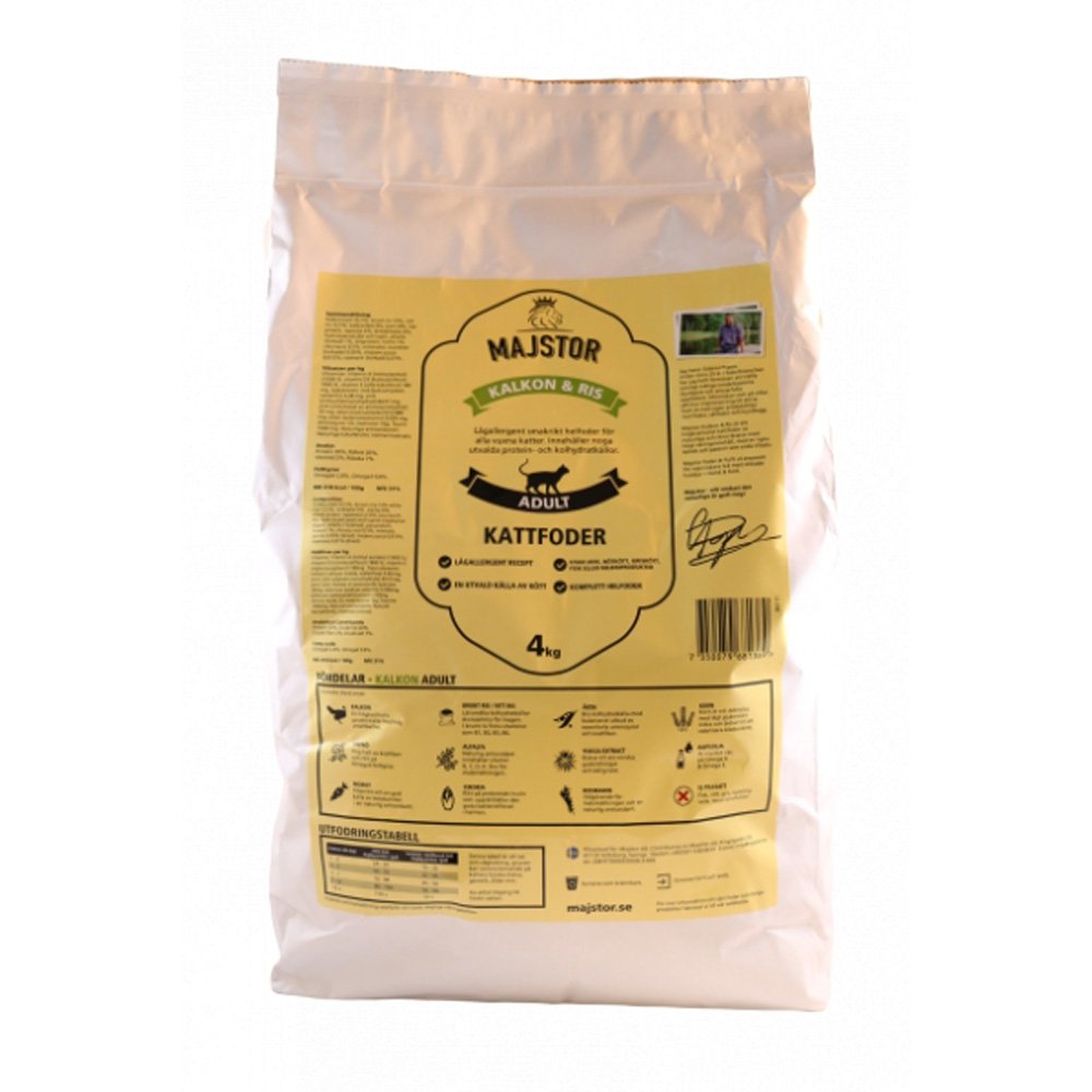 Majstor katt kalkun og ris