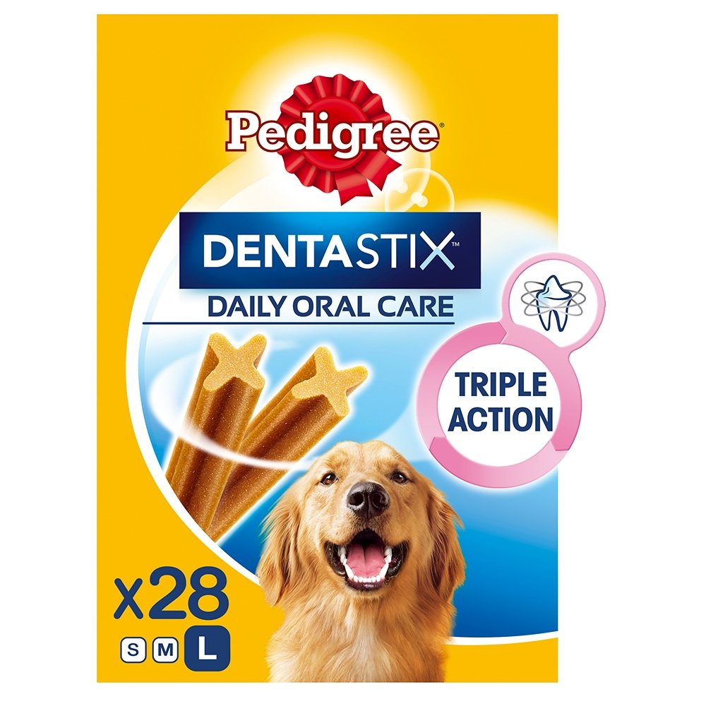 Pedigree DentaStix® Storpack (L) Hund - Hundegodteri - Dentaltygg