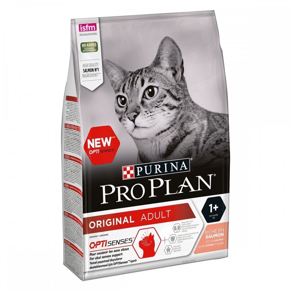 Purina Pro Plan Optisenses Cat Adult Salmon (3 kg) Katt - Kattemat - Tørrfôr