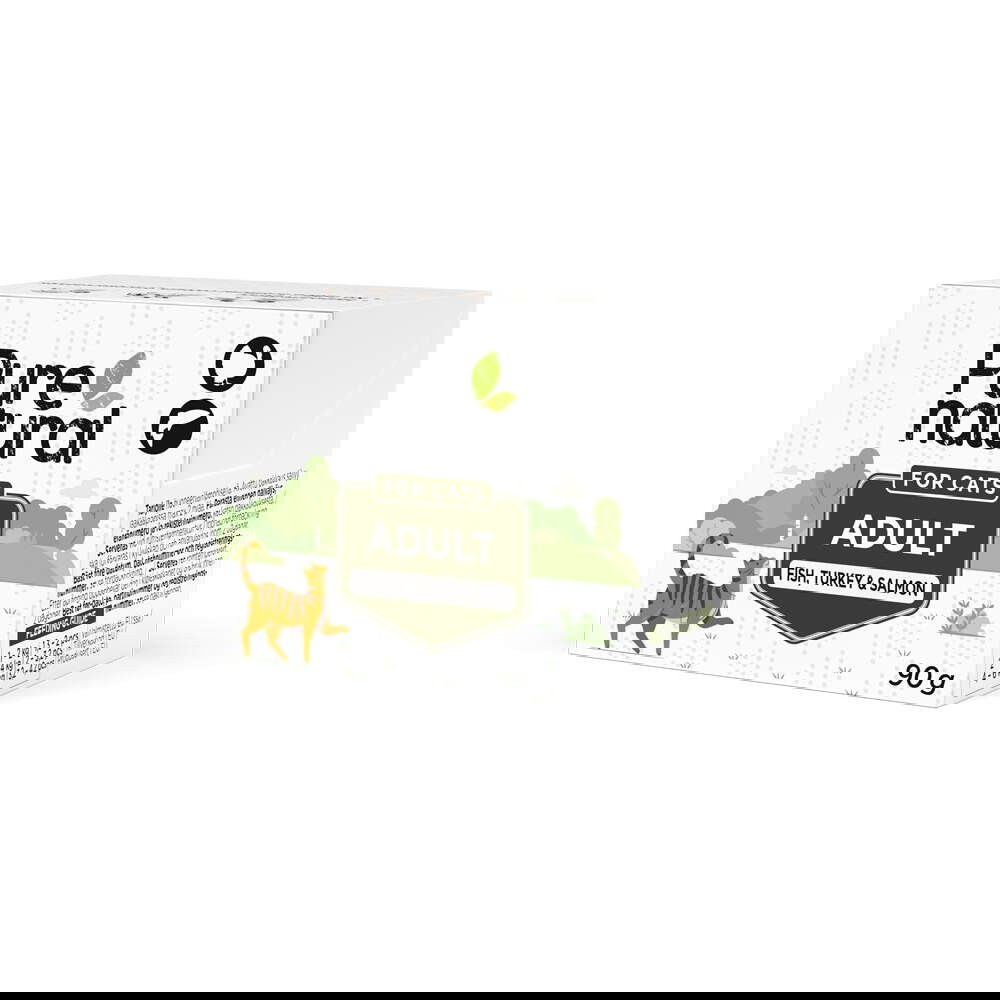 Purenatural Cat Adult sjøfisk, kalkun & laks 90 g