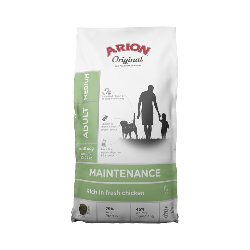 Bilde av Arion Original Dog Adult Medium Maintenance (12 kg) - Alt til hunden