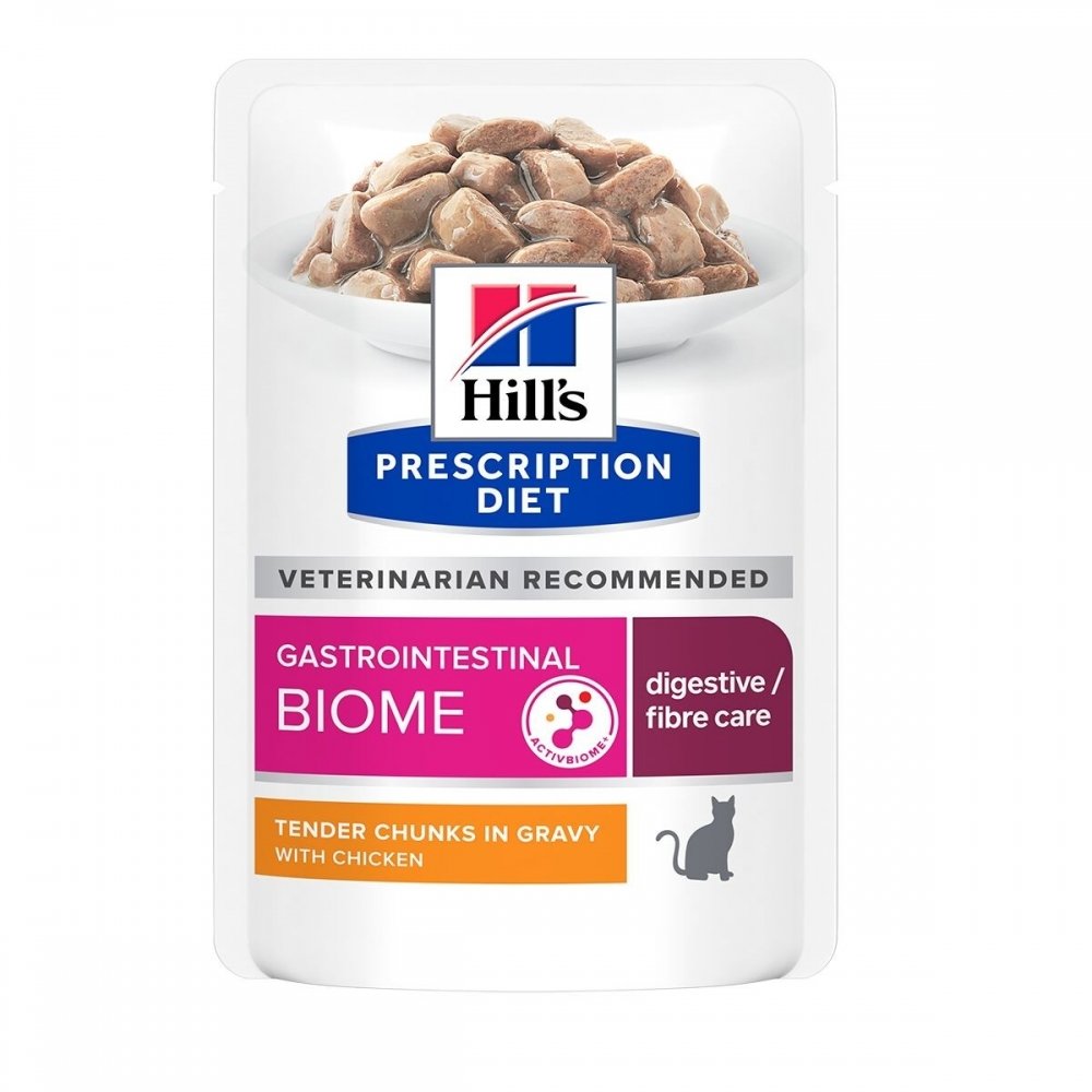 Hill&#39;s Prescription Diet Feline Gastrointestinal BIOME 12x85 g Veterinærfôr til katt - Mage-  & Tarmsykdom