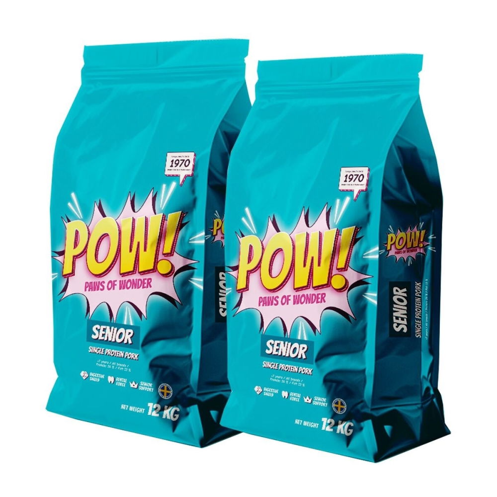 Bilde av POW! Dog Senior 2x12 kg - Alt til hunden