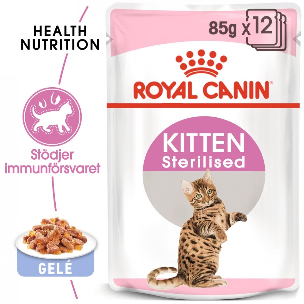 Royal Canin Kitten Sterilised Jelly 12×85 g