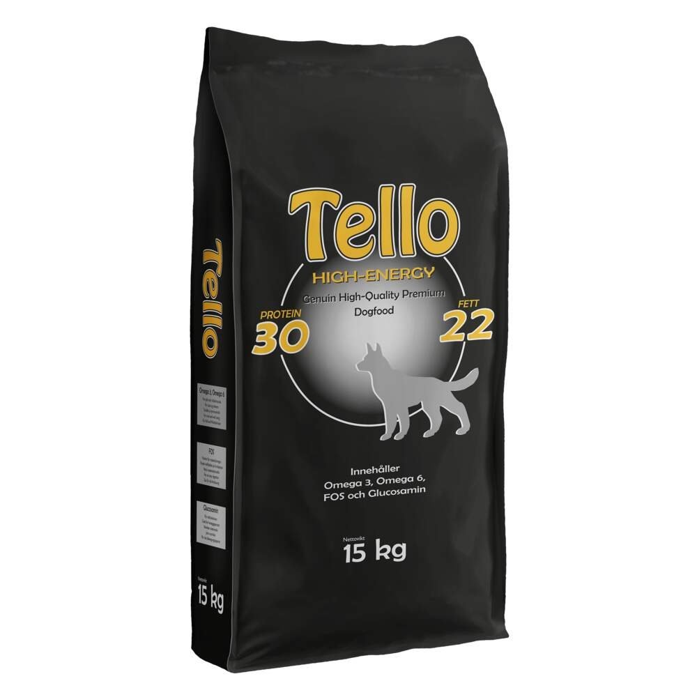 Tello High-Energy Hund - Hundemat - Tørrfôr