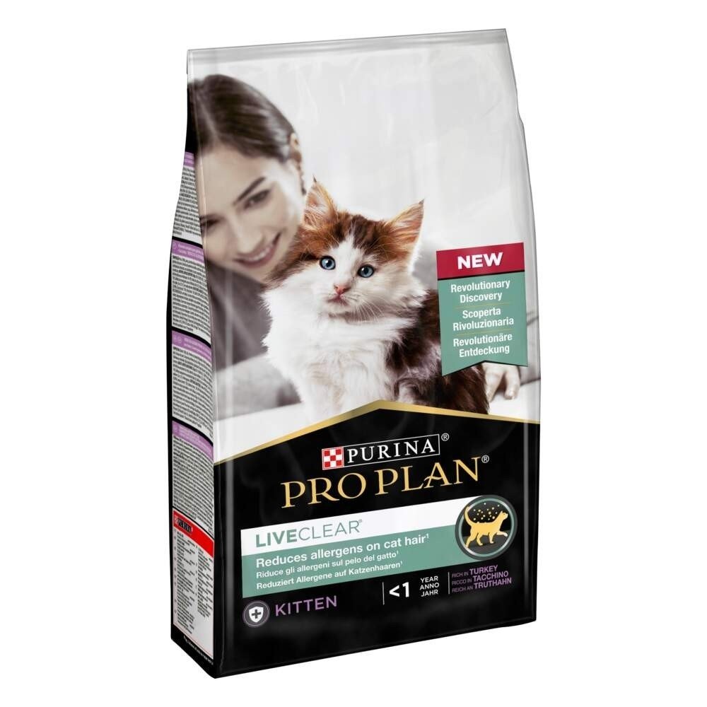 Purina Pro Plan LiveClear Kitten Turkey 1,4 kg Kattunge - Kattungemat - Tørrfôr til kattunge