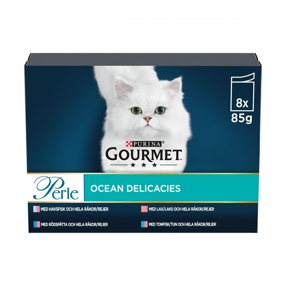 Gourmet Perle Ocean Delicacies 8x85 g Katt - Kattemat - Våtfôr