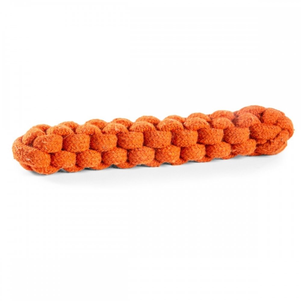 Little&Bigger Recycled Cotton Taustokk Orange (24 cm) Hund - Hundeleker - Tauleker