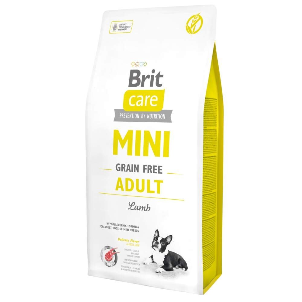 Brit Care Mini Grain Free Adult Lamb (7 kg) Hund - Hundemat - Voksenfôr til hund