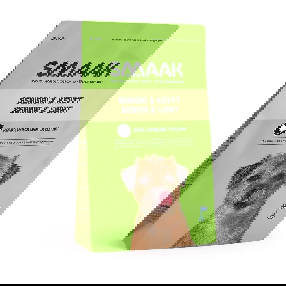 SMAAK Dog Senior/Light Kylling (2 kg)