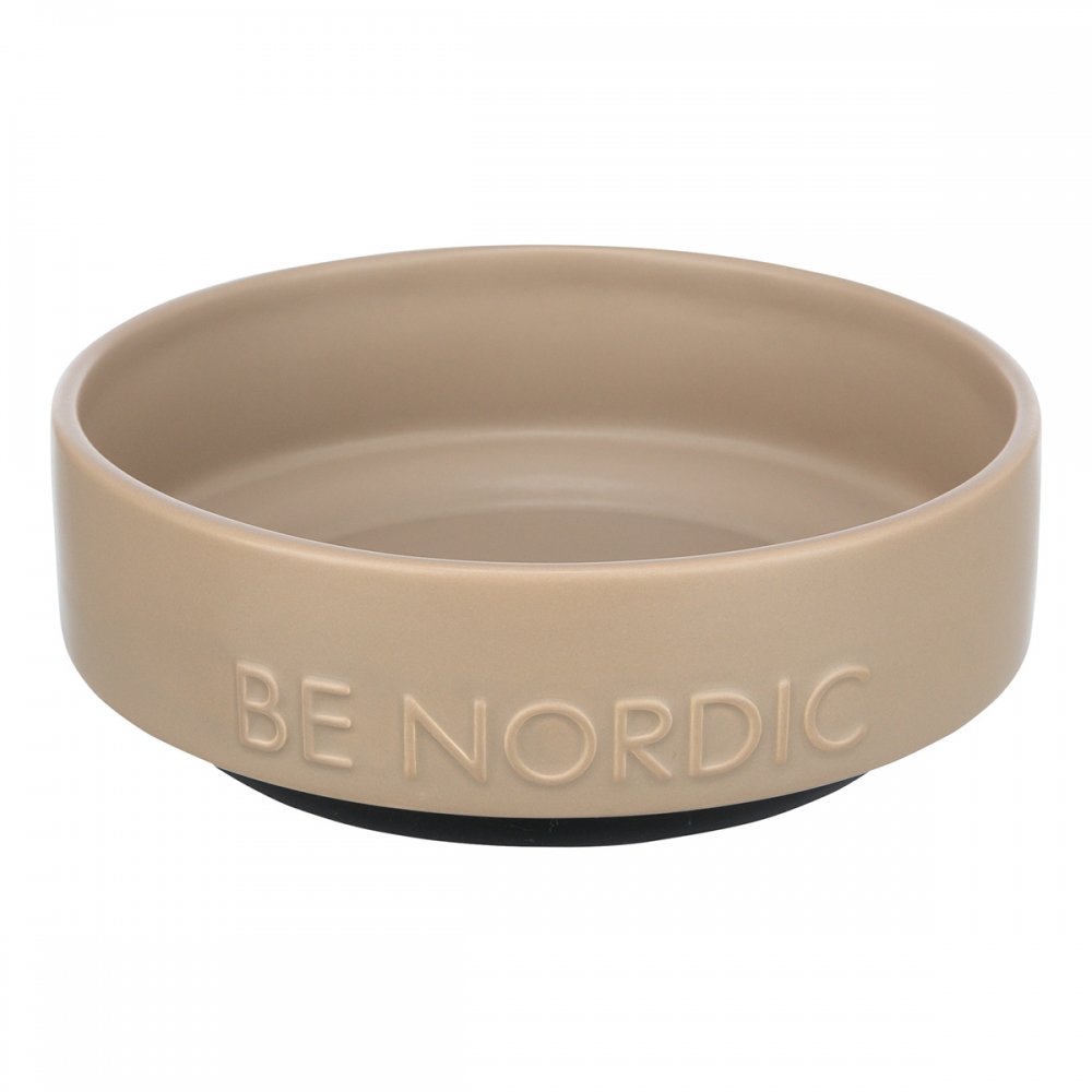 Trixie Be Nordic Matskål i Keramikk Beige (0.5 l/ø 16 cm) Hund - Matplass - Hundeskåler