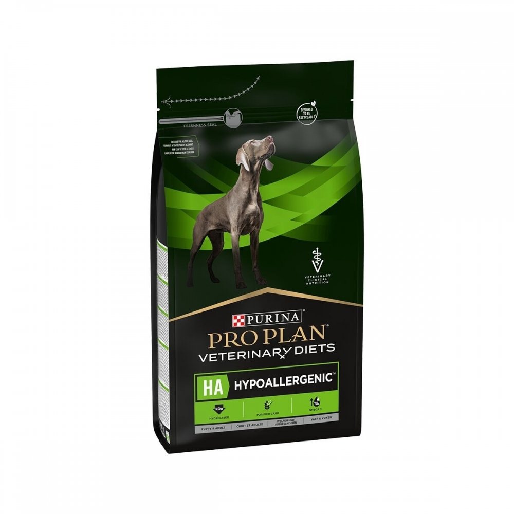 Purina Pro Plan Veterinary Diets Dog HA Hypoallergenic (3 kg) Veterinærfôr til hund - Fôrallergi