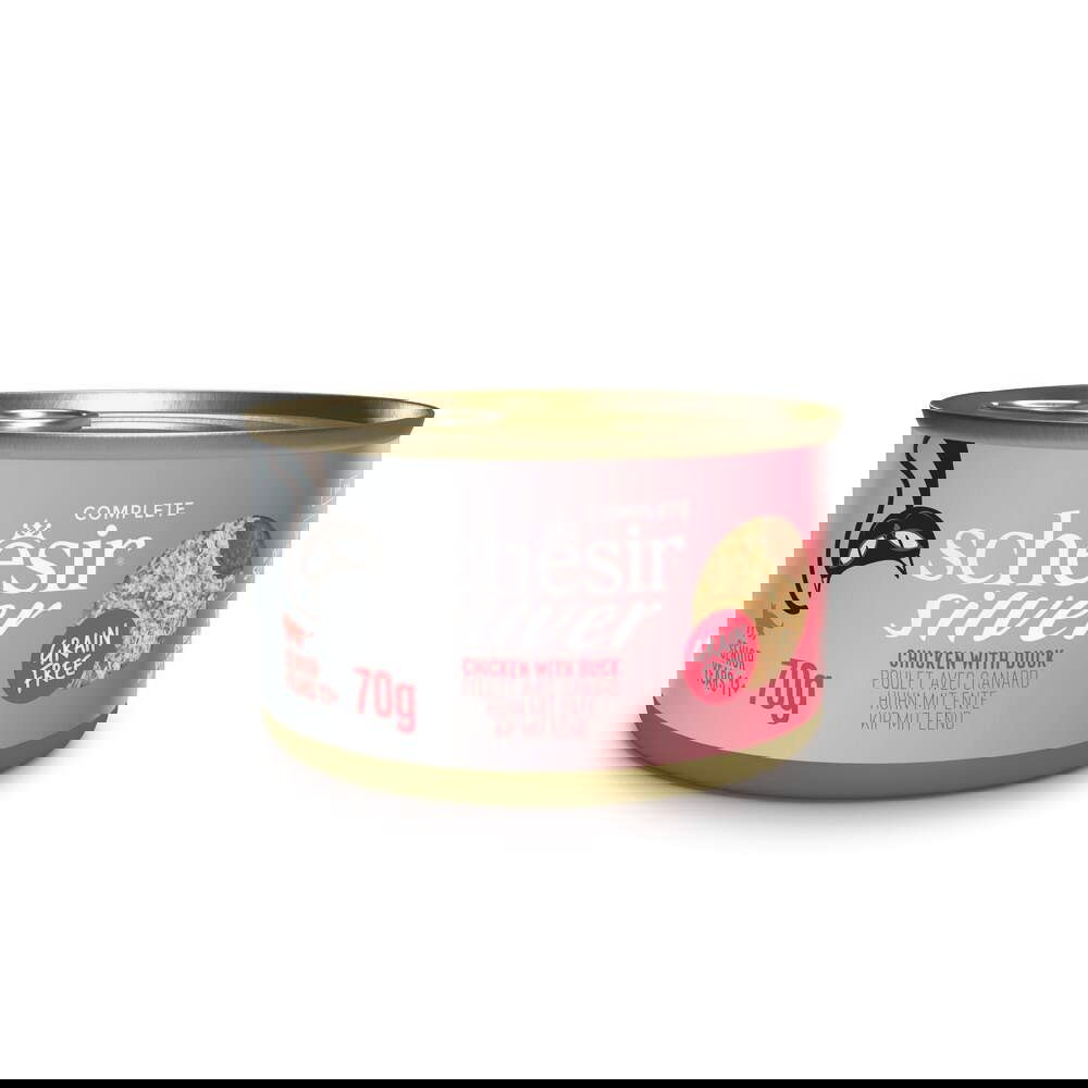 Schesir Silver Mousse & Shreds Chicken/Duck