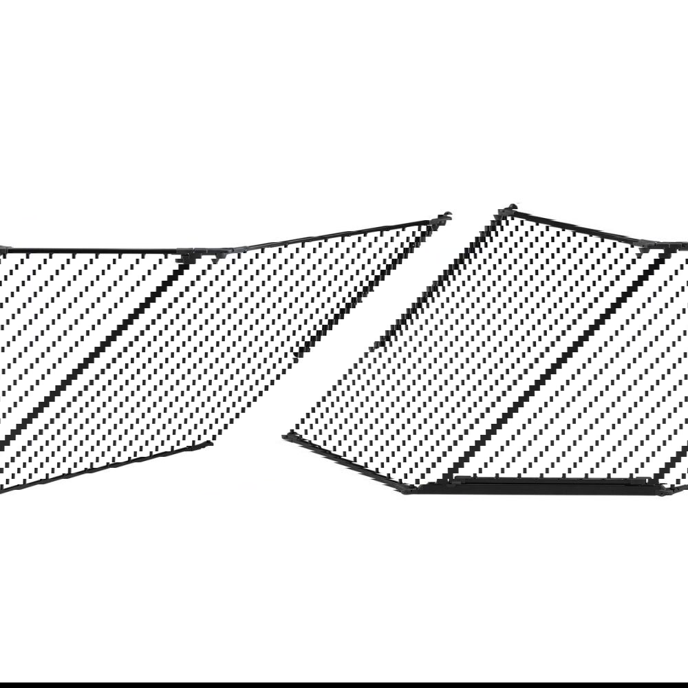 DogSpace Max Hundegrind Utdragbar Sort (90 - 223 x h 70,5)