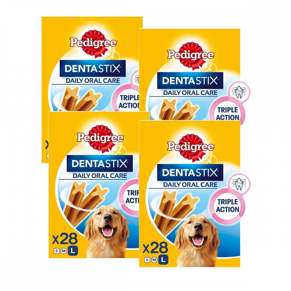 Pedigree Dentastix L 4x28 st Hund - Hundegodteri - Dentaltygg