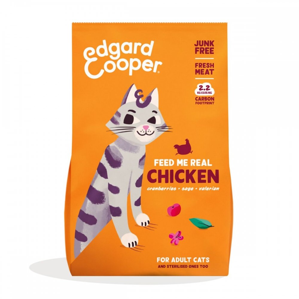 Edgard & Cooper Cat Adult Chicken (2 kg) Katt - Kattemat - Tørrfôr