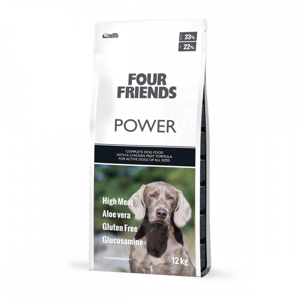 FourFriends Dog Power (12 kg) Hund - Hundemat - Tørrfôr