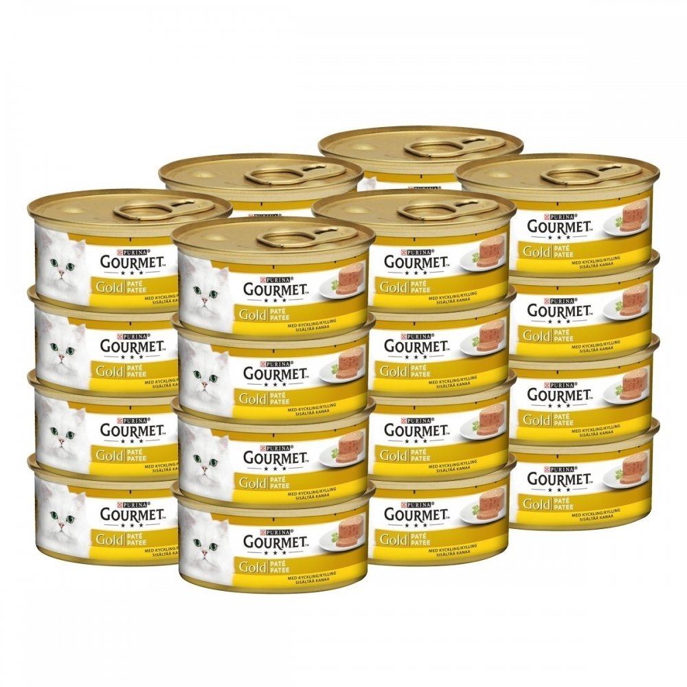 Gourmet Gold Kylling i Paté 24x85 g Katt - Kattemat - Våtfôr