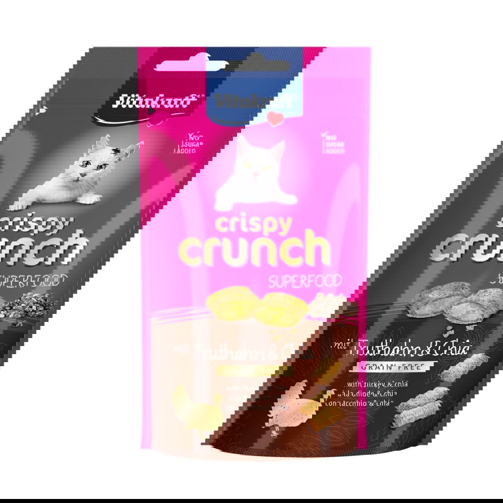Vitakraft Crispy Crunch Turkey & Chia 60 g