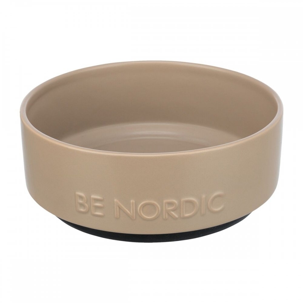 Bilde av Trixie Be Nordic Matskål i Keramikk Beige (1.2 l/ø 18 cm) - Alt til hunden