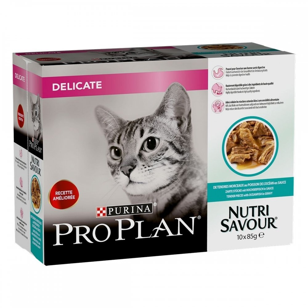 Bilde av Purina Pro Plan Cat Delicate Ocean Fish Multipack Wet 10x85 G