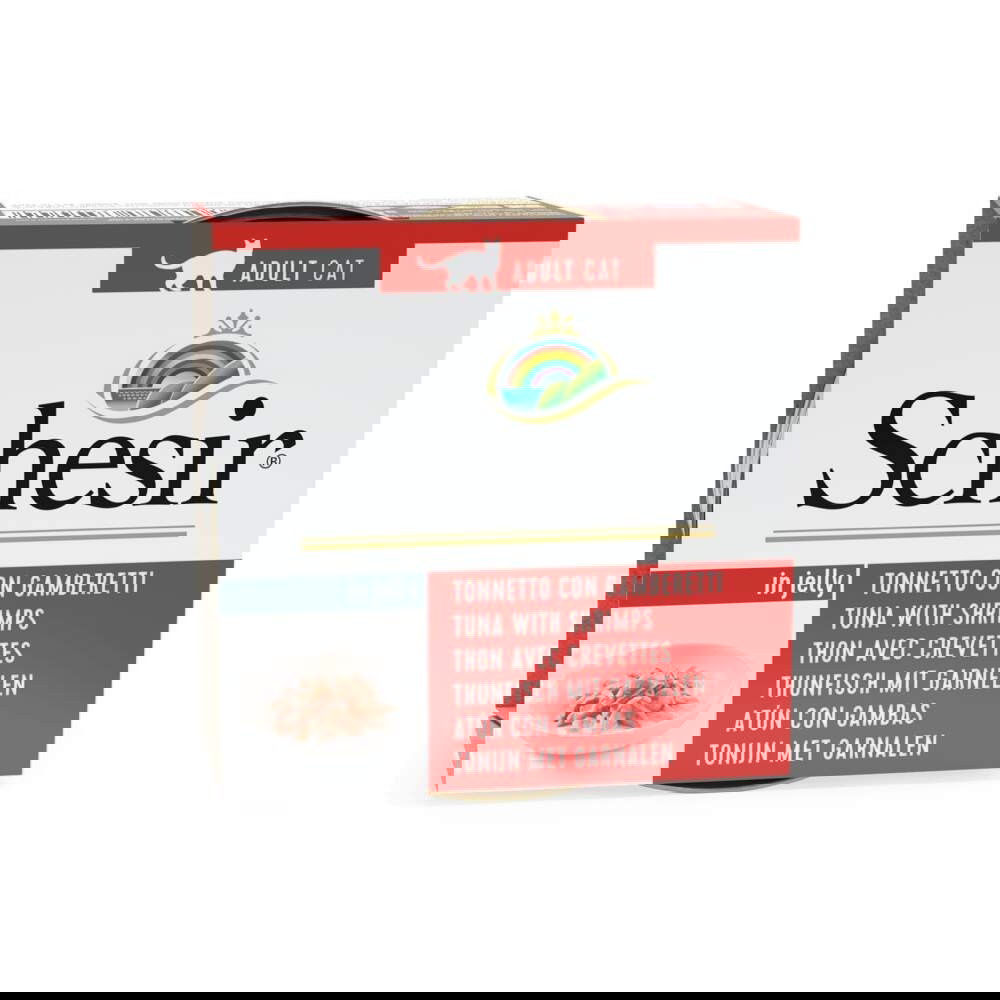 Schesir Cat Adult Tuna & Prawns Jelly 85 g