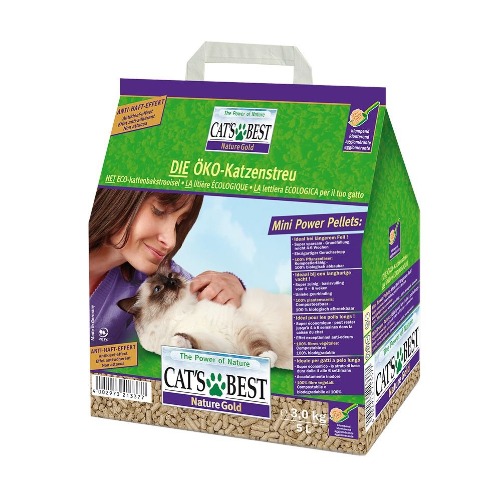 Cat&#39;s Best Natures Gold (20 l / 10 kg) Katt - Kattesand