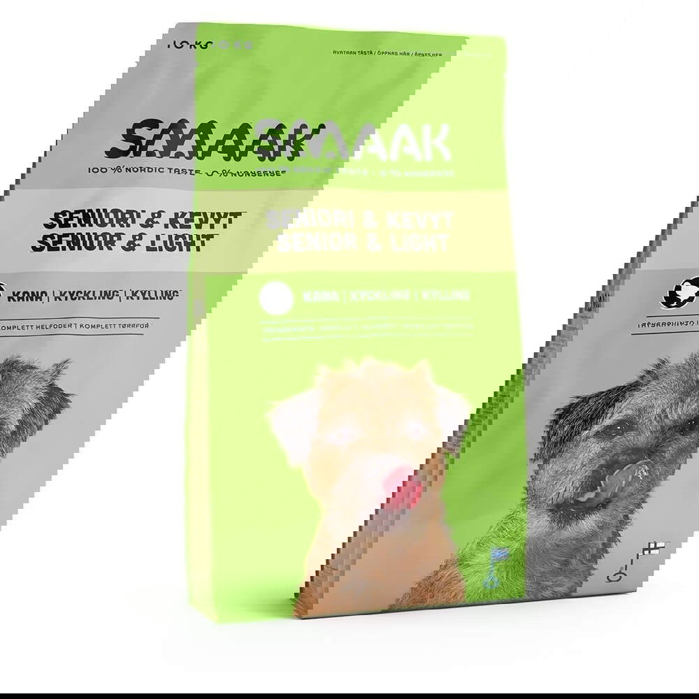 SMAAK Dog Senior/Light Kylling (10 kg)