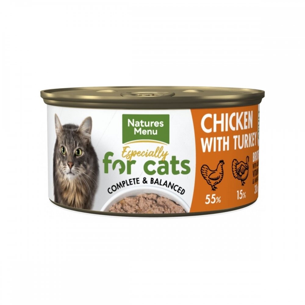 Natures Menu Cat Adult Kylling & Kalkun 85 g Katt - Kattemat - Våtfôr