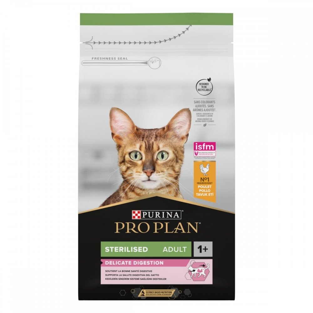 Purina Pro Plan Cat Adult Sterilised Delicate Digestion Chicken (1,5 kg) Katt - Kattemat - Spesialfôr - Kattemat for sterilisert katt