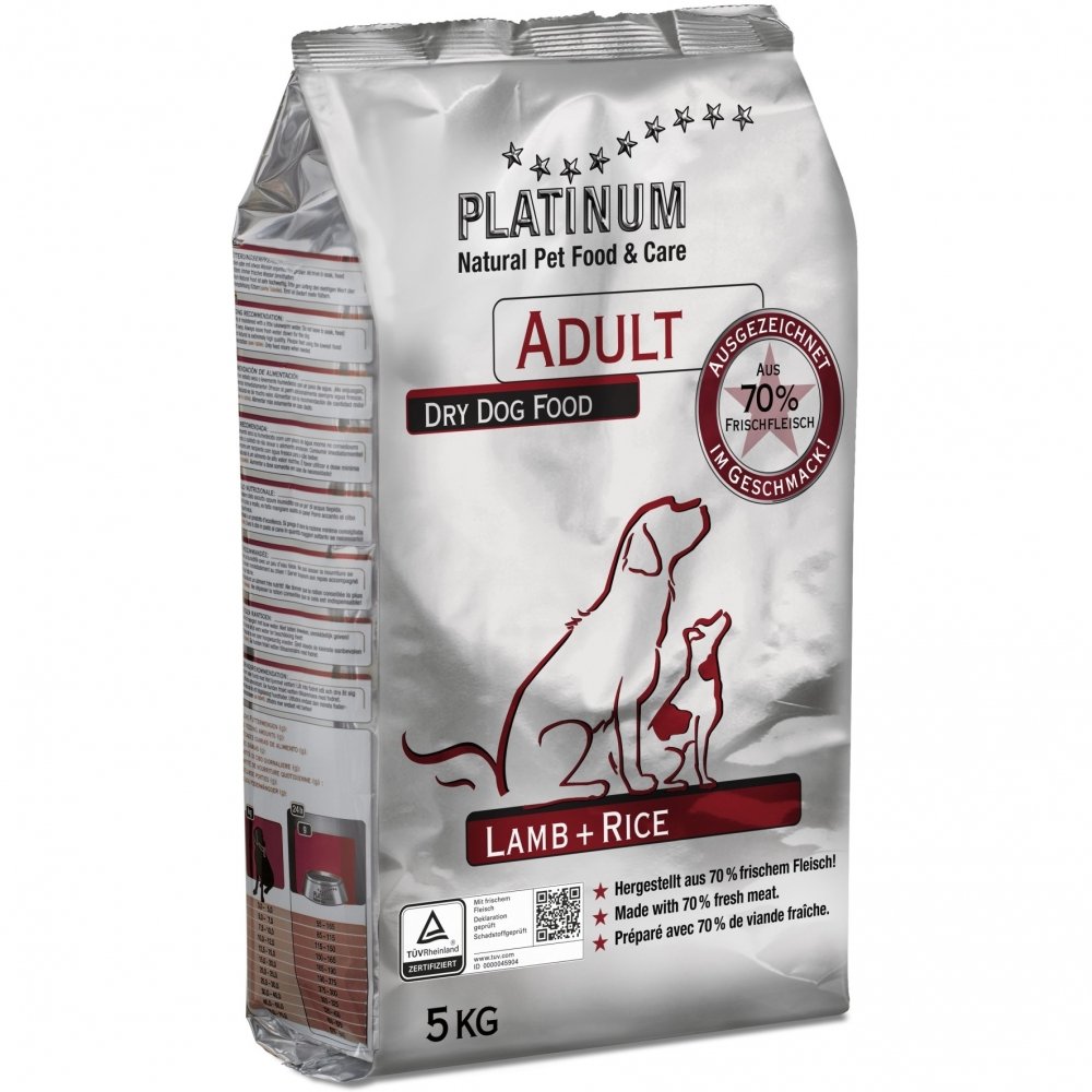 Platinum Adult Lam og RIs (1,5 kg) Hund - Hundemat - Tørrfôr