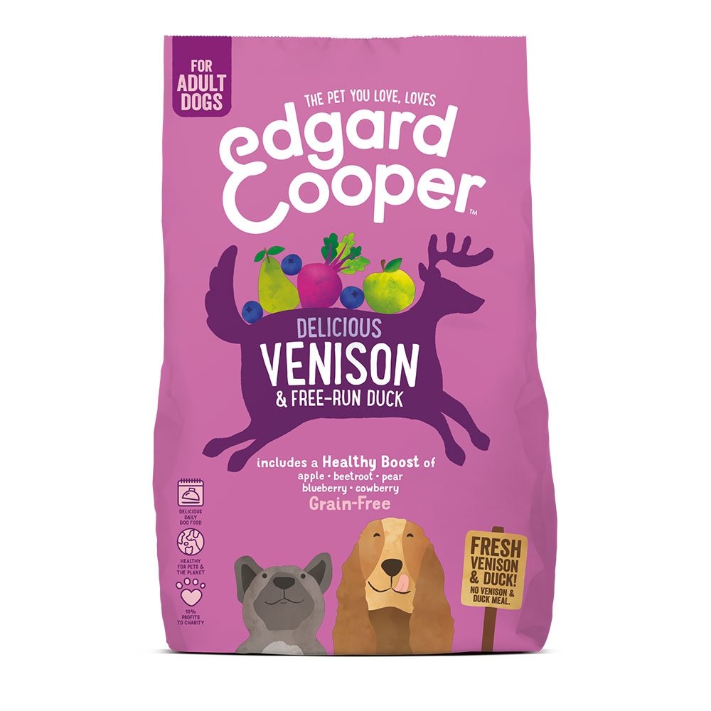 Edgard & Cooper Dog Grain Free Hjort & And (2,5 kg)