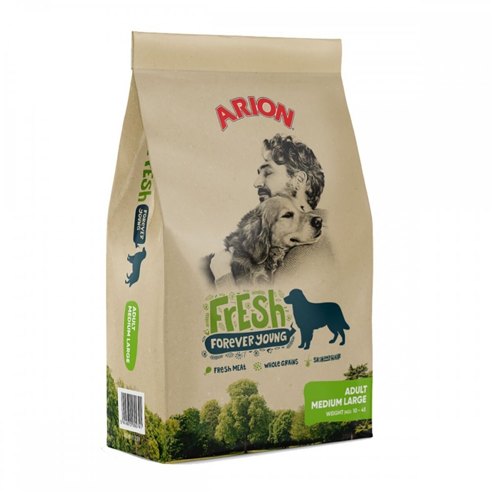 Arion Fresh Dog Adult Medium & Large 12 kg Hund - Hundemat - Tørrfôr