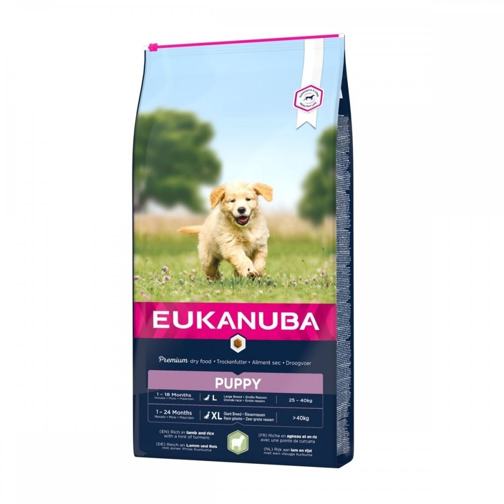 Eukanuba Puppy Large Breed Lamb & Rice (12 kg) Valp - Valpefôr - Tørrfôr til valp