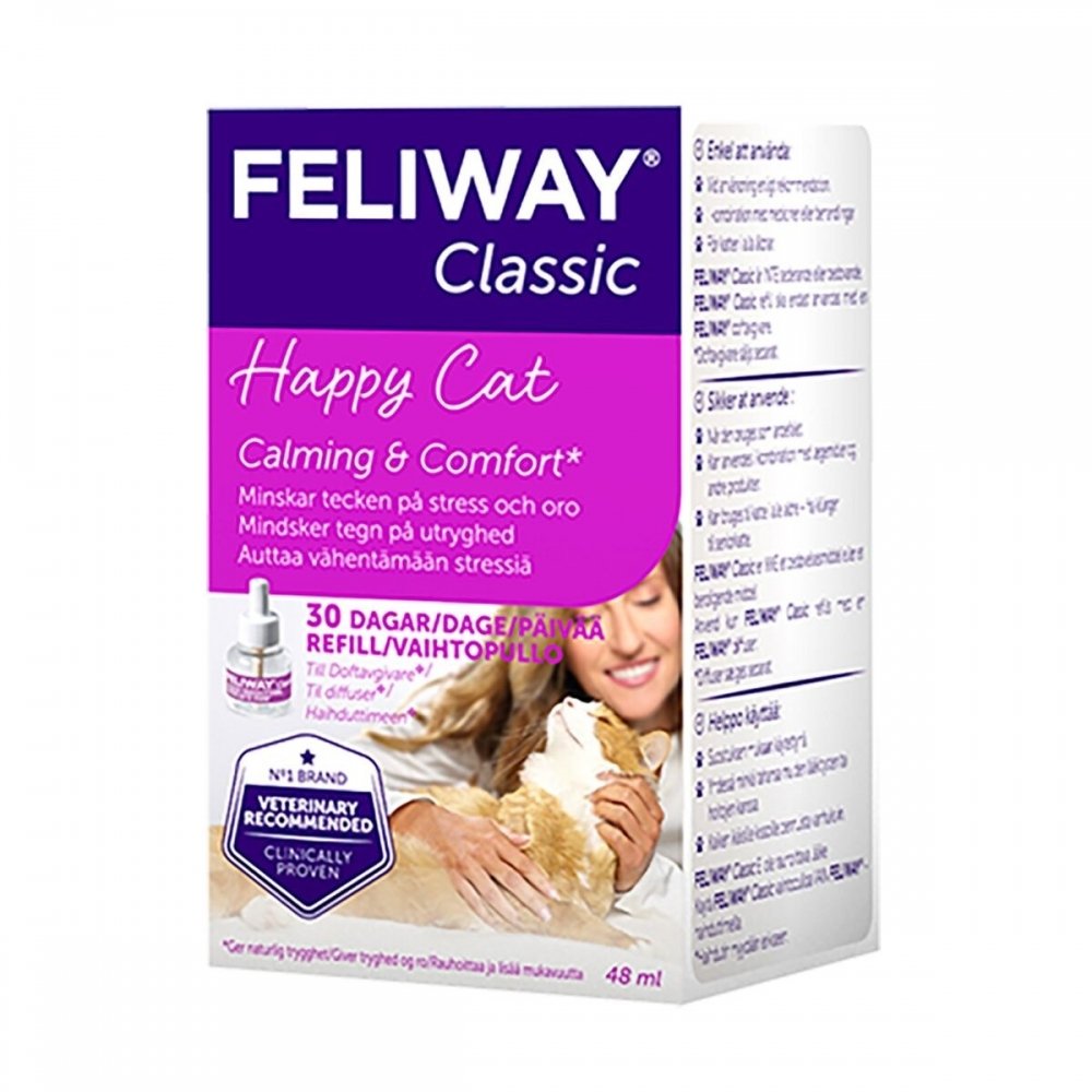 Feliway Classic Refillflaska Katt - Kattehelse - Beroligende til katt