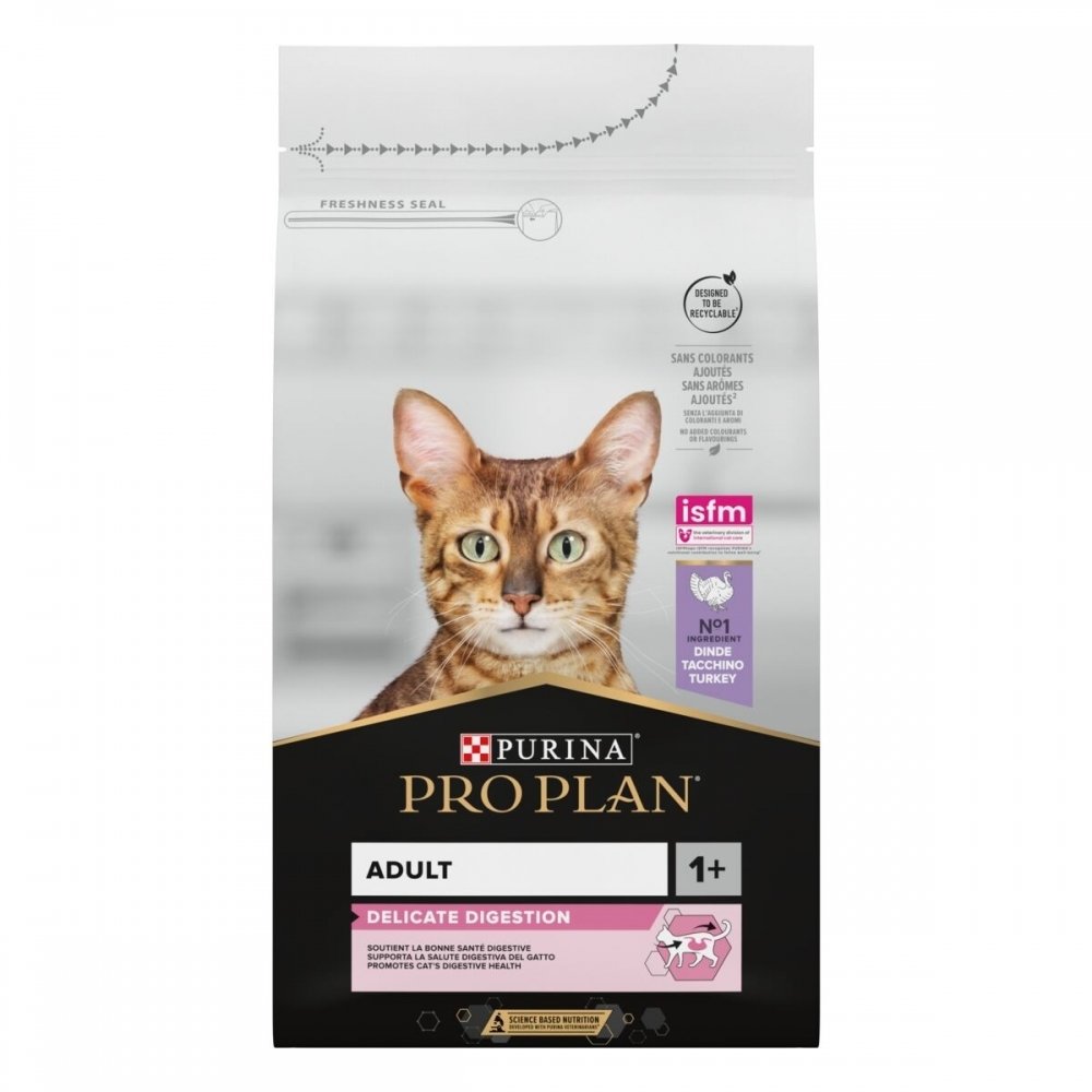 Purina Pro Plan Cat Adult Delicate Digestion Turkey (1,5 kg) Katt - Kattemat - Spesialfôr - Kattemat for følsom mage