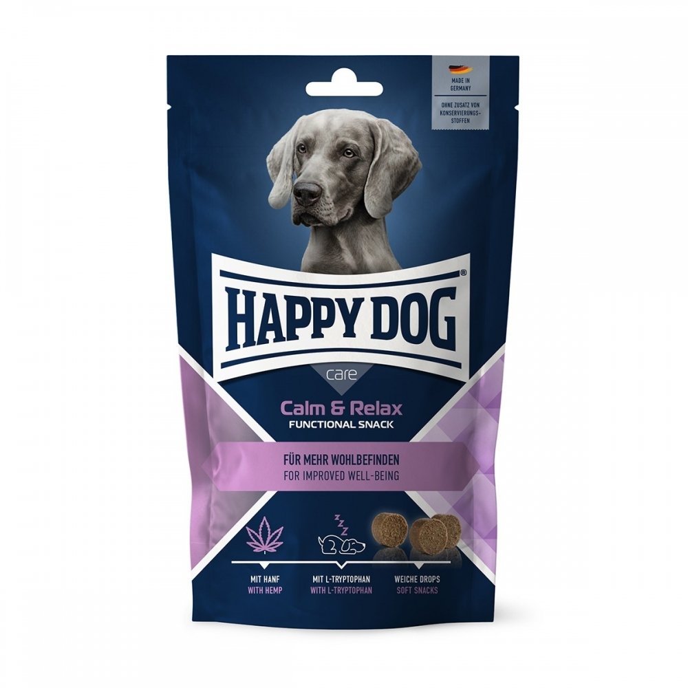 Happy Dog Care Calm & Relax Hundegodteri 100 g Hund - Hundegodteri - Godbiter til hund