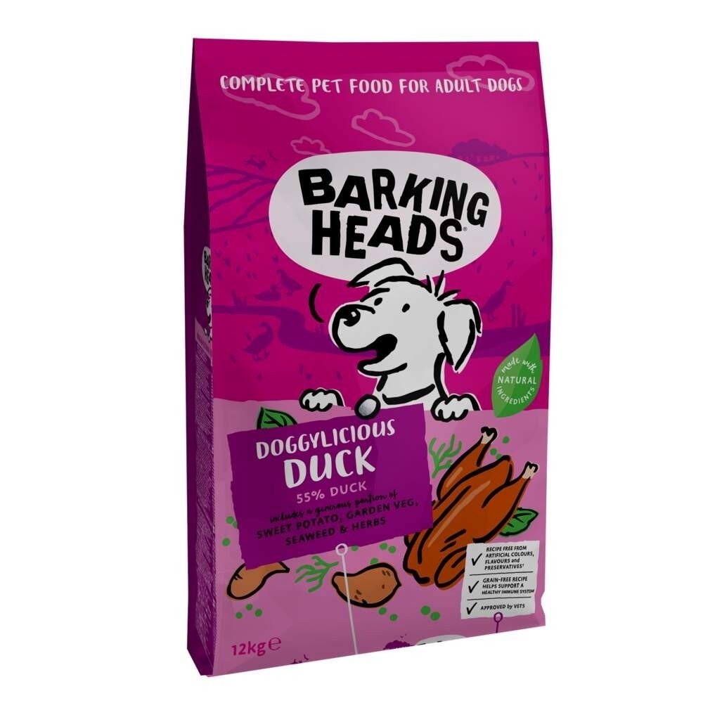 Barking Heads Doggylicious Duck (12 kg) Hund - Hundemat - Tørrfôr