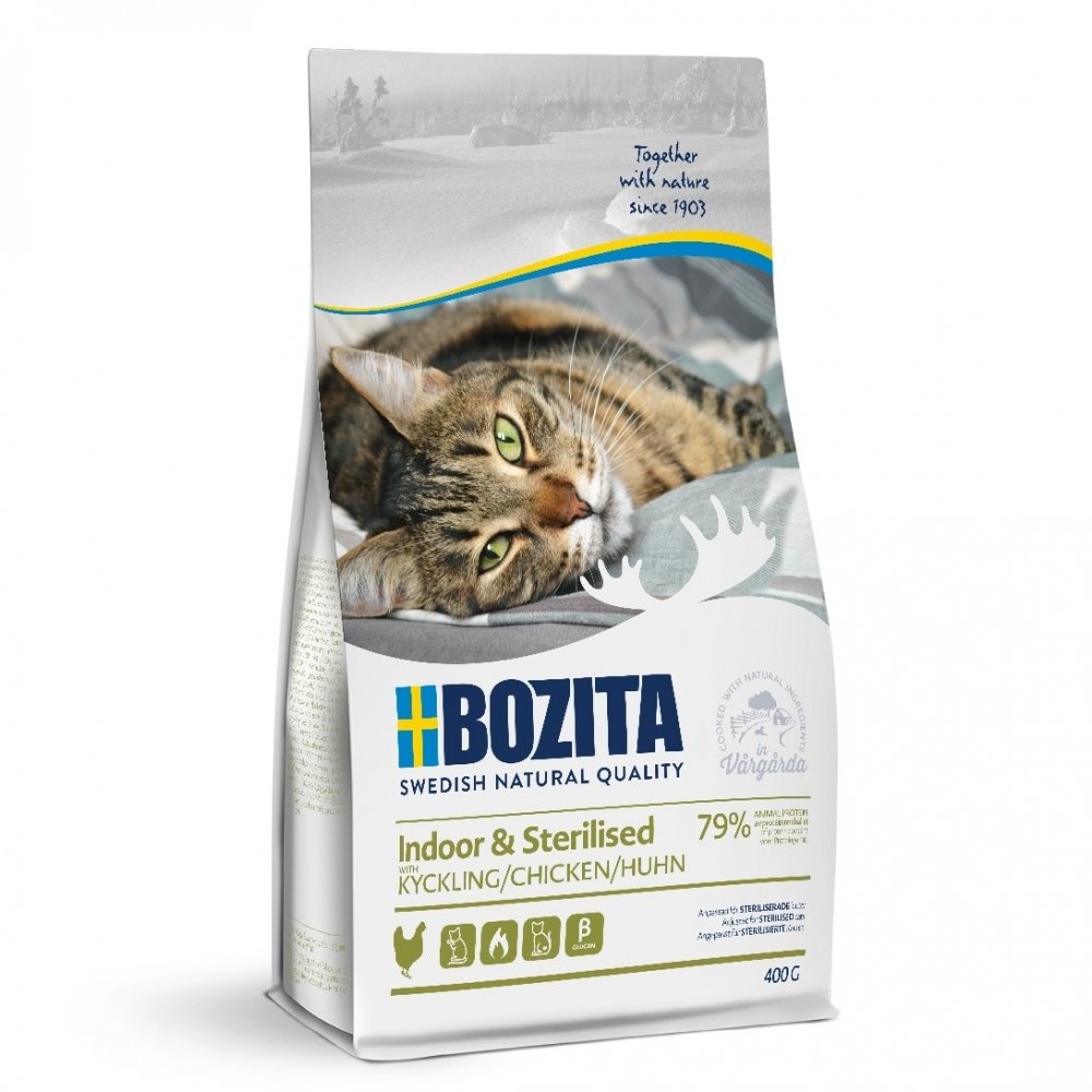 Bozita Indoor & Sterilised Chicken (400 g) Katt - Kattemat - Spesialfôr - Kattemat for sterilisert katt