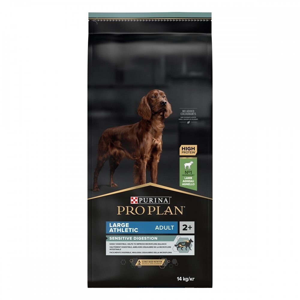 Purina Pro Plan Dog Adult Large Athletic Sensitive Digestion Lamb 14 kg Hund - Hundemat - Tørrfôr