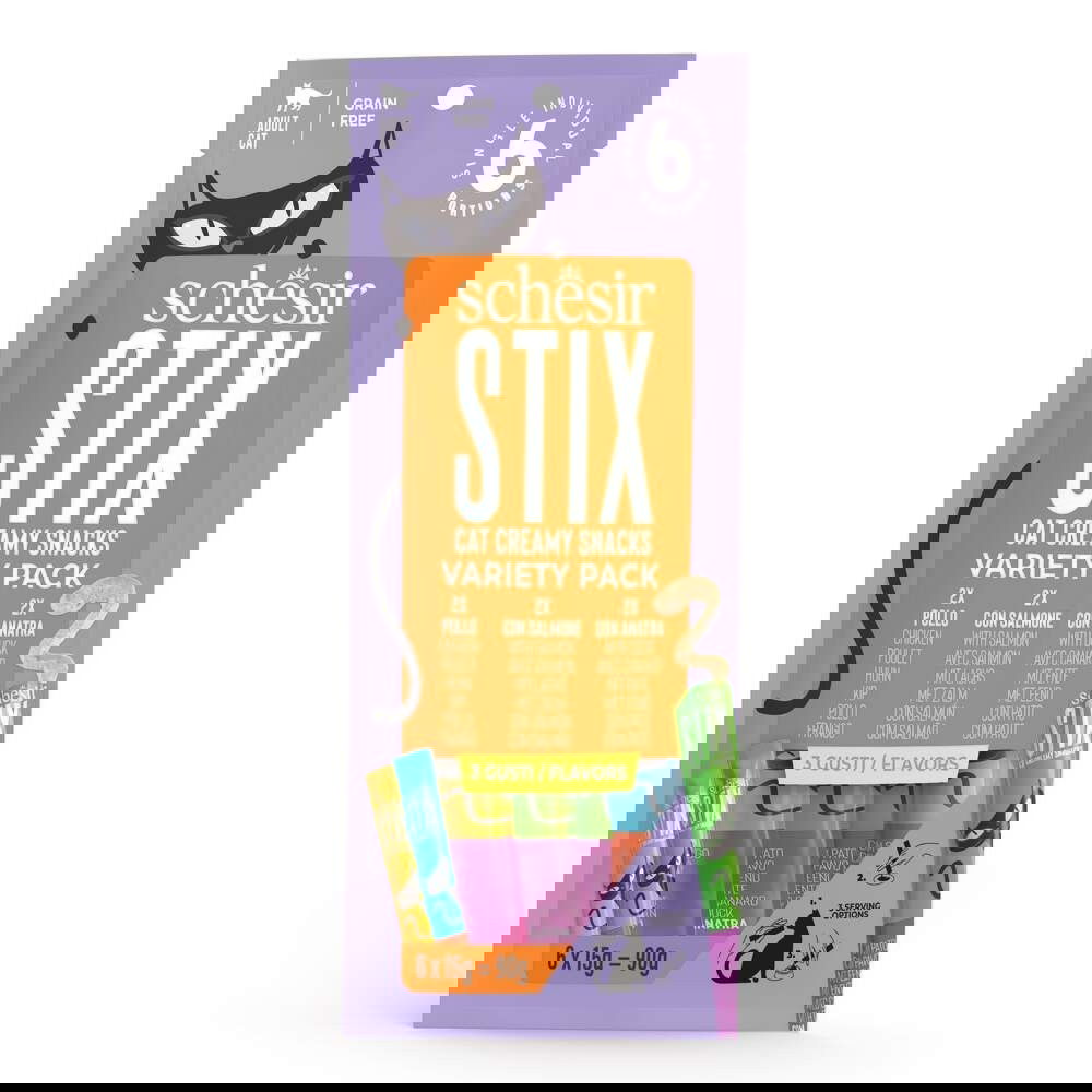 Schesir Cat Treat STIX Variety pack