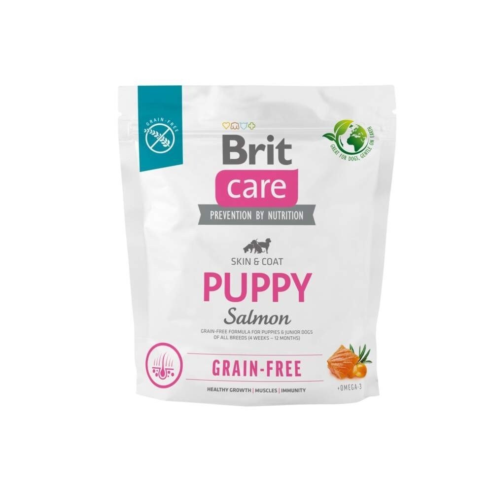 Brit Care Dog Puppy Grain Free Salmon (1 kg) Valp - Valpefôr - Tørrfôr til valp