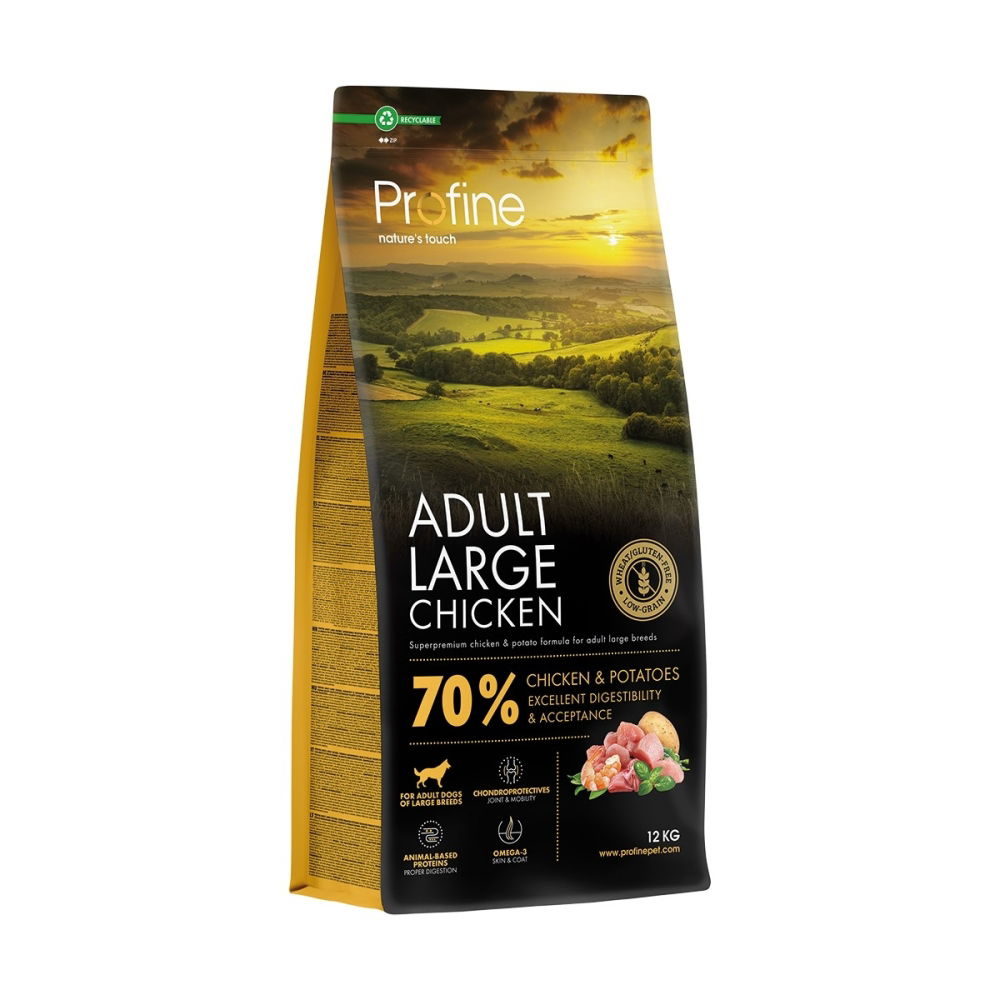 Bilde av Profine Dog Adult Large Chicken 12kg - Alt til hunden