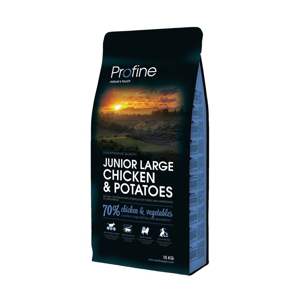 Profine Junior Large Chicken & Potatoes (15 kg) Hund - Hundemat - Tørrfôr