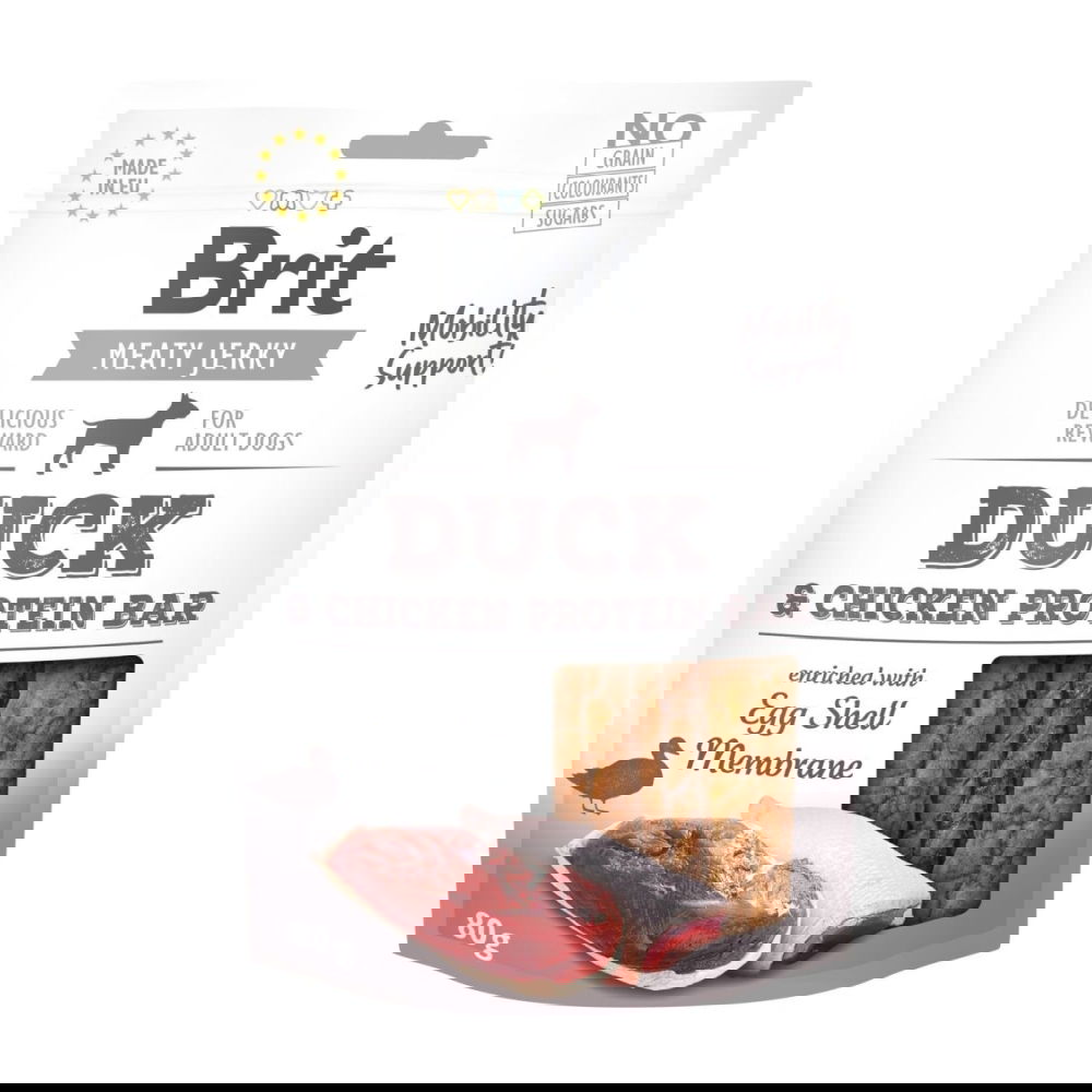 Brit Care Meaty Jerky Proteinbar Duck 80 g